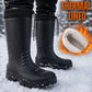 Mens Thermal Lightweight Wellies Waterproof EVA Fleece Lined Winter Snow Boots