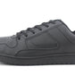 Mens Lace Up Casual Flat Fashion Gym Sneaker Black Trainers