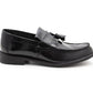 Mens Black Leather Tassel Loafers Slip On Smart Formal Shoes Classic Office Wedding Dress Shoes