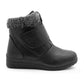 Womens Winter Boots Warm Faux Fur Lined Ladies Touch Fasten Strap Ankle Boots