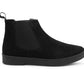 Mens Suede Leather Chelsea Boots Slip On Elastic Gusset Smart Ankle Boot Shoes
