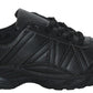 Boys Youth Black Lace Up PE Running Trainers UK Sizes