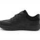 Boys Touch Fasten Trainers Kids Easy Close PE School Shoes Black Uniform Sneakers
