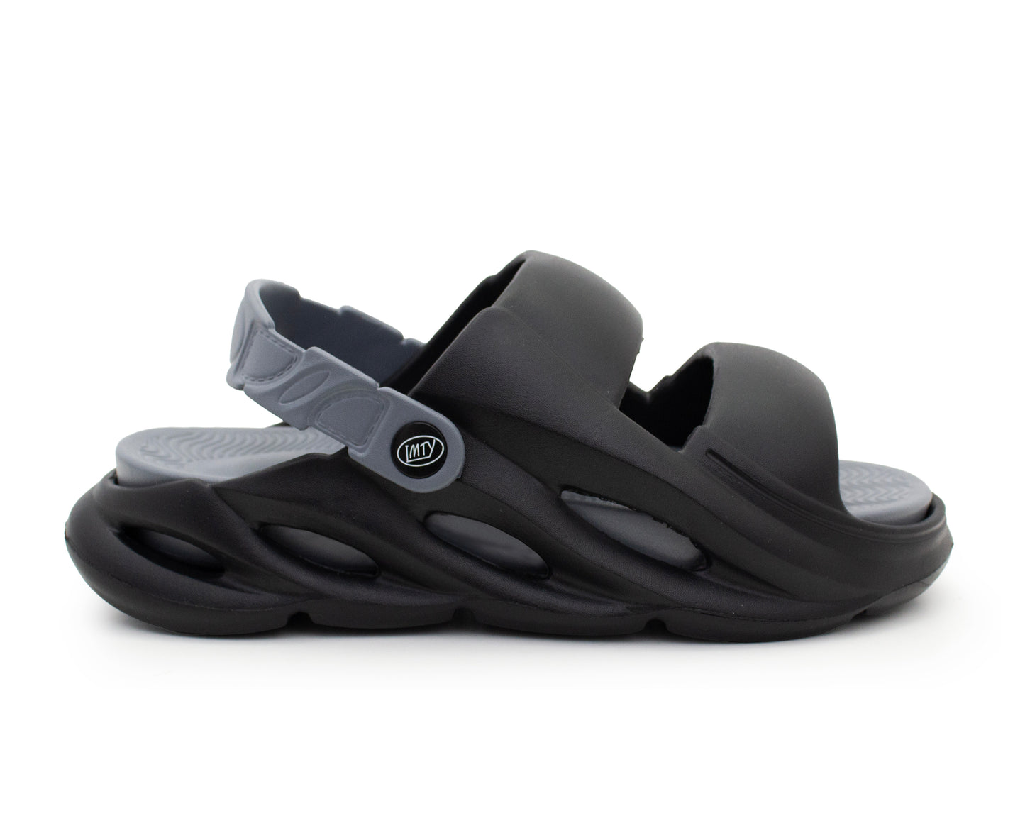 Mens EVA Sandals Adjustable Lightweight Chunky Slides Summer Beach Pool Garden Clog
