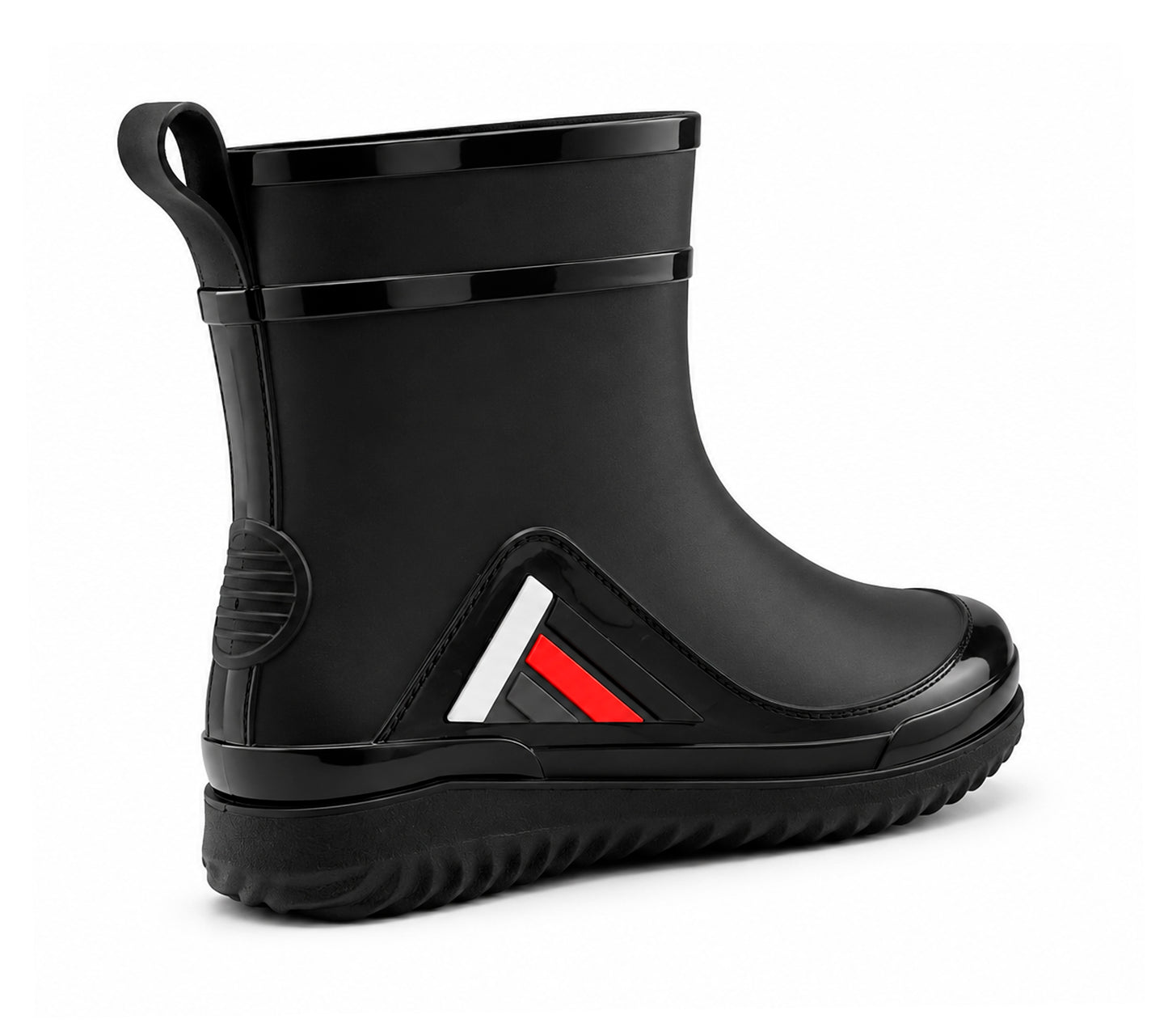 Womens Wellies Mid Calf Ladies Waterproof Boots Short Slip On Ankle Matte Garden Dog Walking Snow Mud Rain Boots