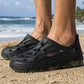 Mens EVA Platform Clogs Breathable Chunky Sole Slip On Garden Shoes Super Lightweight Summer Garden Water Beach Sandal Pool Shoe