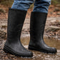 Mens Wellington Boots Waterproof Slip On Wellies Rain Boot Snow Mud Farm Gardening Outdoor Festival Wellingtons