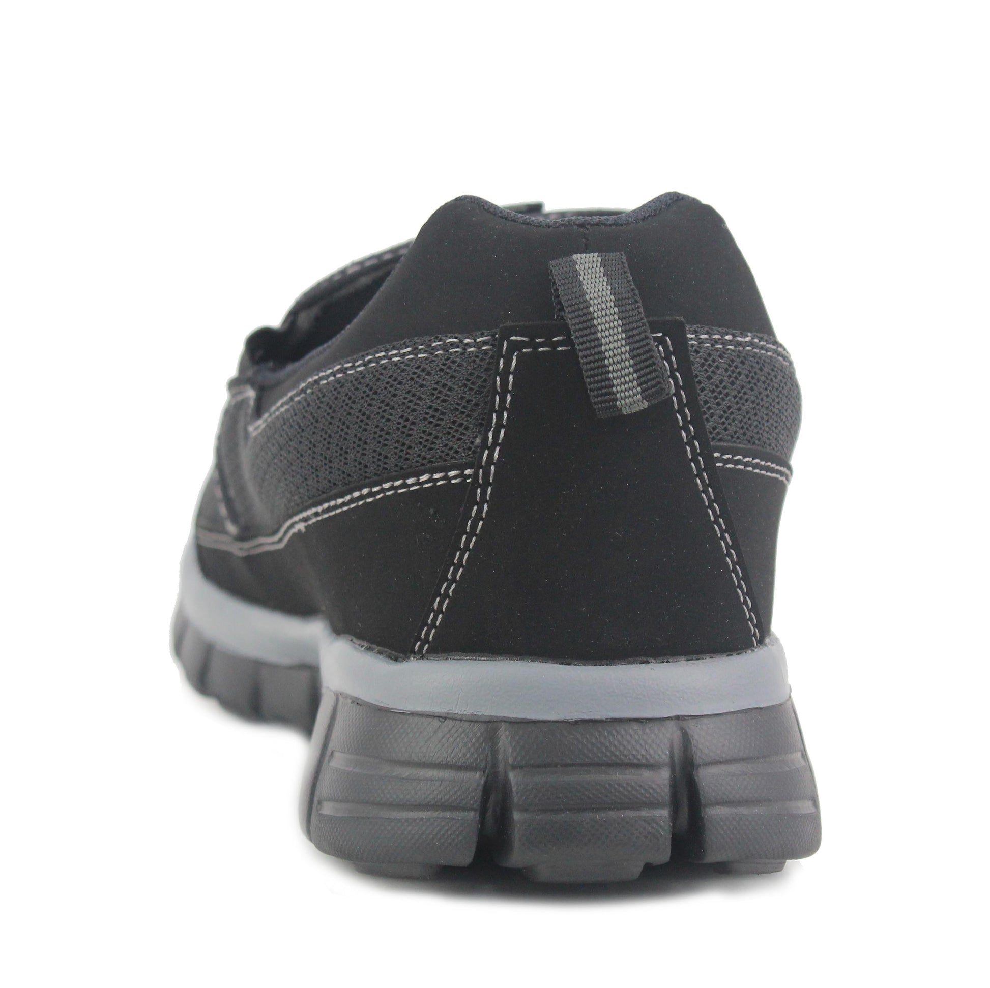 Dek Mens Super Lightweight Memory Foam Slip On Casual Shoes Black