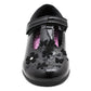 NATALIE Girls Kids Mary Janes LED Flashing Light Up School Shoes Touch Fasten Uniform Smart Loafer Pumps