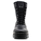 Mens Military Boots Black Leather High Top Combat Tactical Army Style Security Police Boots