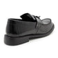 Mens Black Leather Tassel Loafers Slip On Smart Formal Shoes Classic Office Wedding Dress Shoes