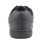 Mens Lace Up Casual Flat Fashion Gym Sneaker Black Trainers