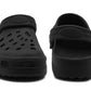 Kids Unisex Black Clogs Lightweight EVA Breathable Unisex Boys Girls Slip On Adjustable Garden Beach Pool Slides Sandals