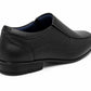 Boys Genuine Leather Slip On School Shoes Smart Black Formal Wedding Shoes