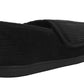 Mens Gents Touch Fasten Easy Close Strap Check Velour Warm Fleece Lined Indoor Hard Sole Slippers UK SIZE 7