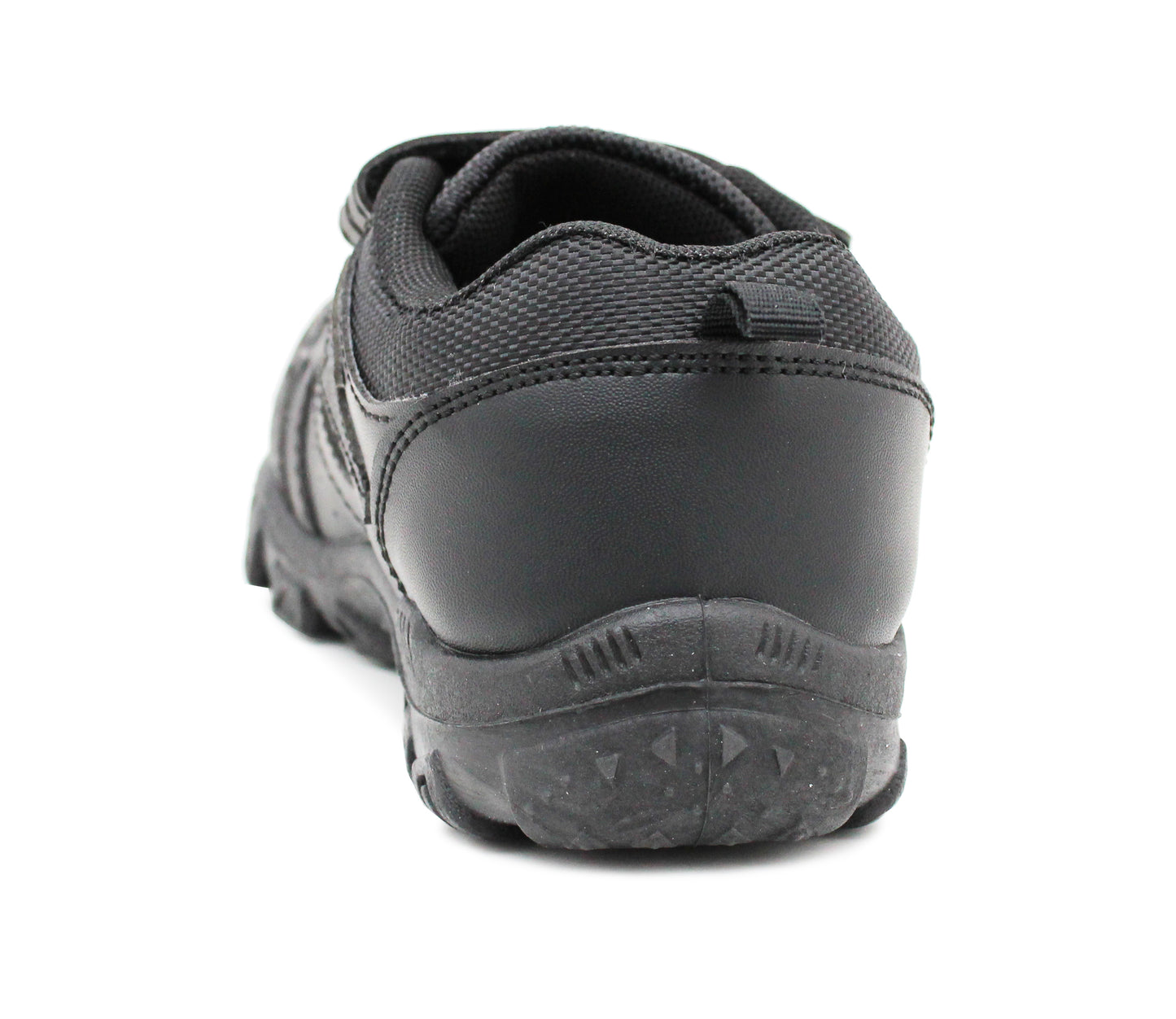 BOLT Boys Kids Black School Shoes Trainers Touch Fasten Casual Uniform Sneaker Pumps