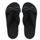 Womens Lightweight Floral Mule Sandals Slip On Sliders Summer Beach Flip Flops Ladies Flat Spa Pool Slides Plain Black