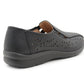 Womens Slip On Elastic Loafers Flat Ladies Casual Breathable Office Nurse Pumps Shoes Black