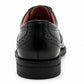 Mens Gents Black Leather Shoes Formal Brogue Lace Up Smart Wedding Office Dress Shoes