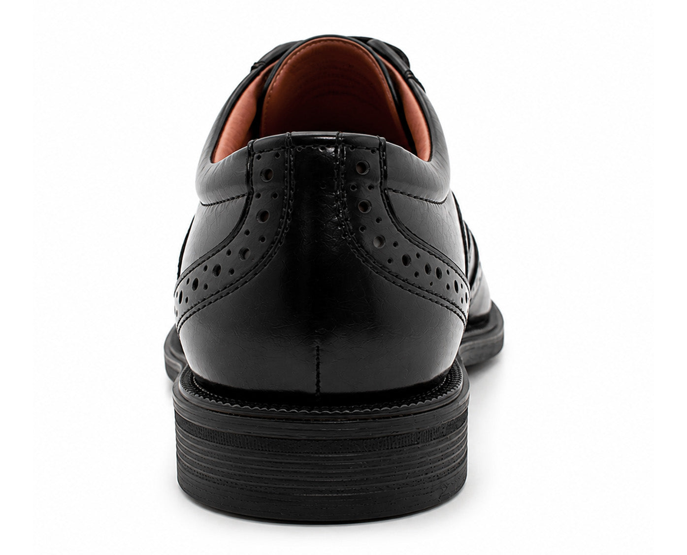 Mens Gents Black Leather Shoes Formal Brogue Lace Up Smart Wedding Office Dress Shoes
