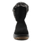 Womens Faux Fur Lined Winter Boots Ladies Faux Suede Zip Up Mid Calf Fashion Ankle Boots