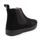Mens Suede Leather Chelsea Boots Slip On Elastic Gusset Smart Ankle Boot Shoes
