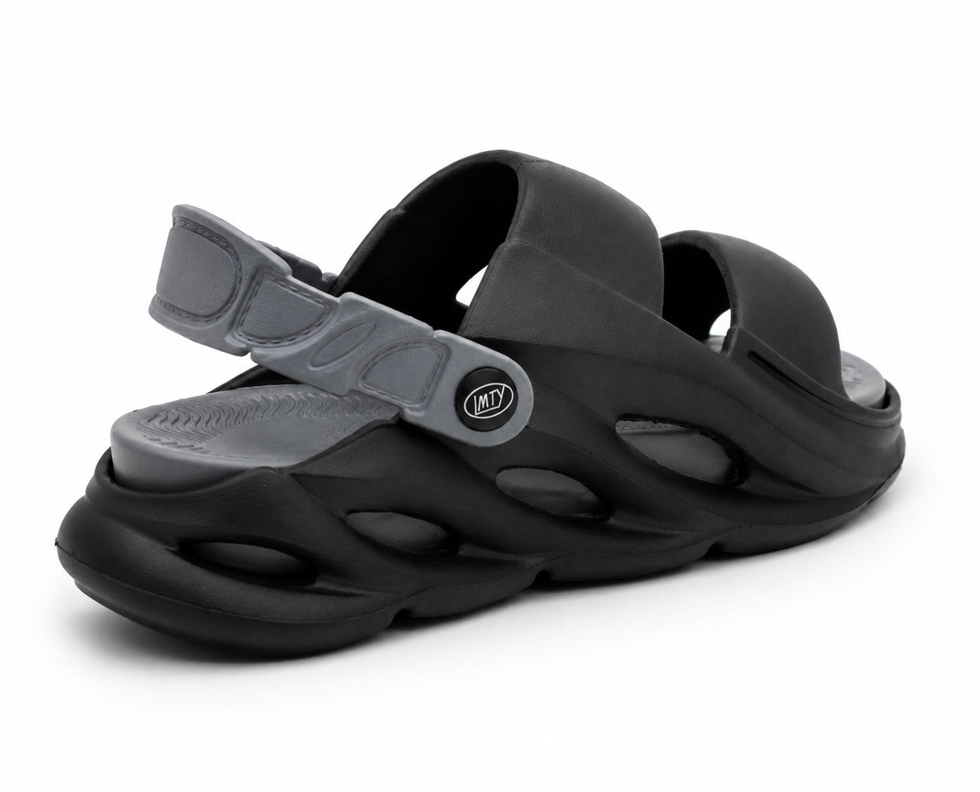 Mens EVA Sandals Adjustable Lightweight Chunky Slides Summer Beach Pool Garden Clog