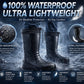 Mens Thermal Lightweight Wellies Waterproof EVA Fleece Lined Winter Snow Boots