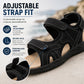 Mens Hiking Sandals Triple Touch Fasten Strap Sports Beach Outdoor Sandals