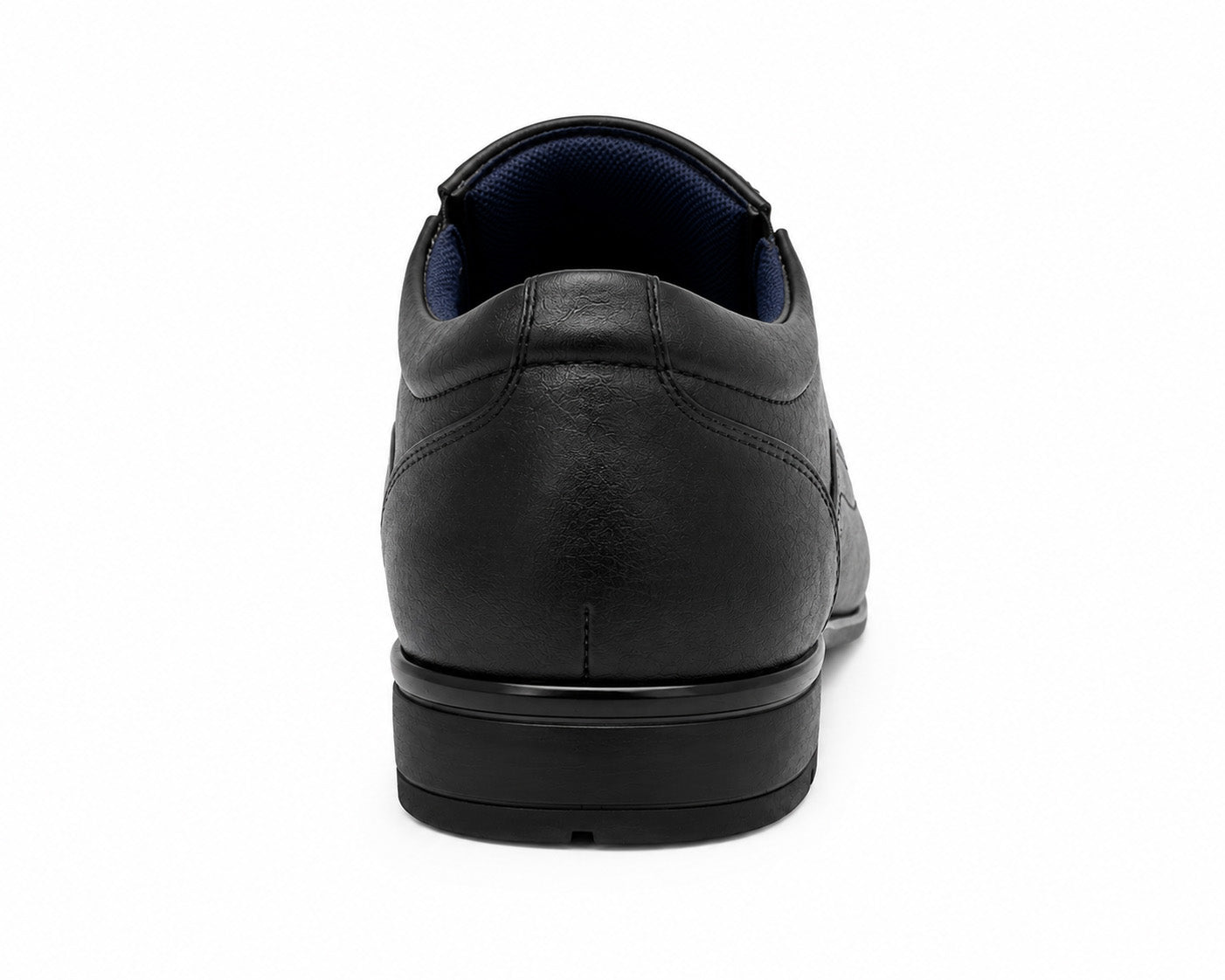 Boys Genuine Leather Slip On School Shoes Smart Black Formal Wedding Shoes
