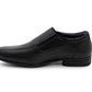 Boys Genuine Leather Slip On School Shoes Smart Black Formal Wedding Shoes
