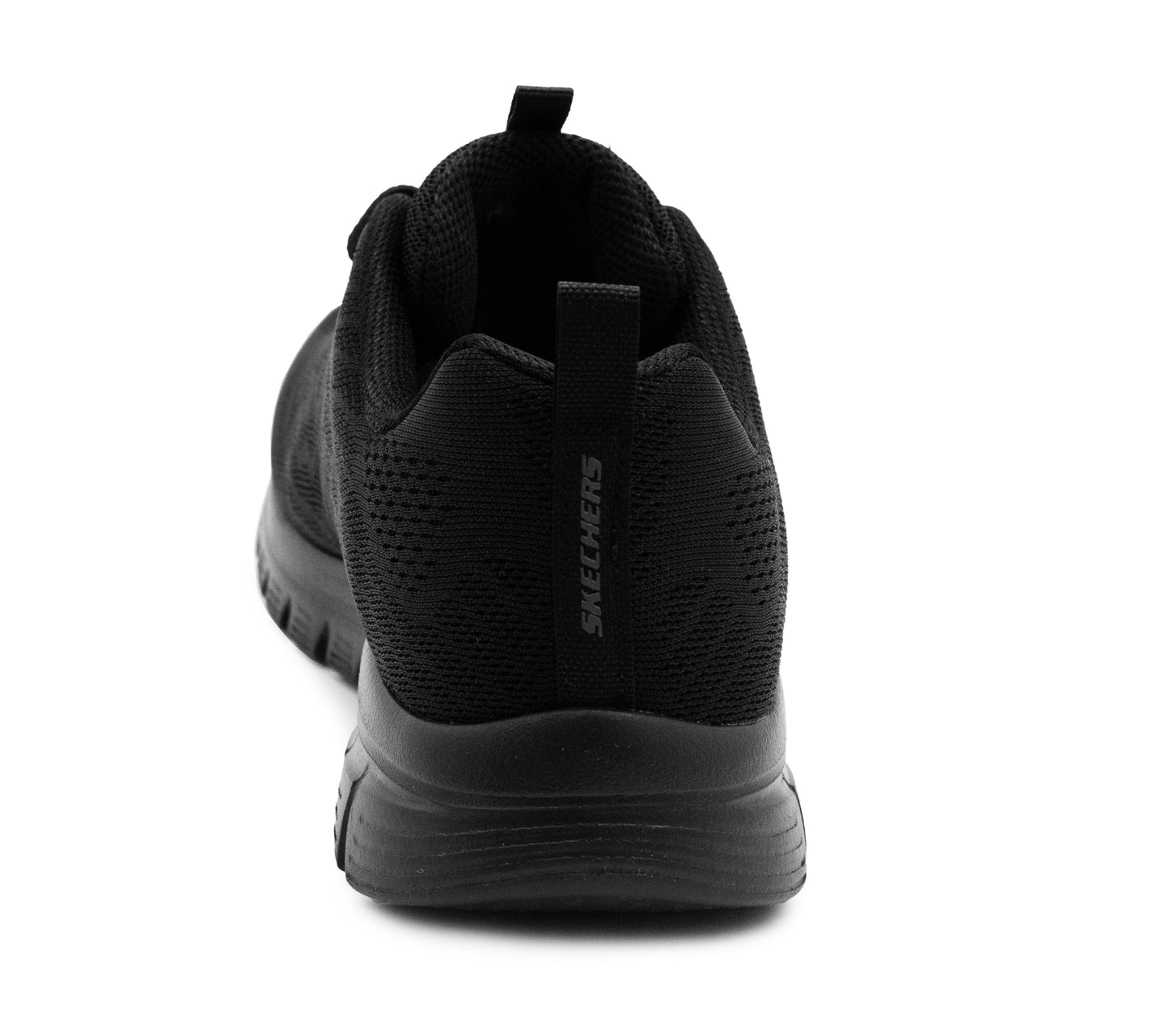 Skechers 12615 Graceful Wide Fit Womens Trainers Memory Foam Ladies Sneakers Black Mesh