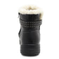 Womens Faux Fur Lined Winter Boots Ladies Warm Zip Up Casual Lightweight Ankle Boots