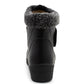 Womens Winter Boots Warm Faux Fur Lined Ladies Touch Fasten Strap Ankle Boots