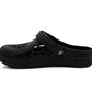 Mens Clogs Breathable Lightweight EVA Garden Sandals Slippers Hospital Clog Pool Shower Holiday Beach Mule Water Shoes Black