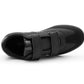 Boys Black Touch Fasten Trainers Kids Youth School Shoes Easy Fasten Slip On Sneakers Smart Uniform Sports Trainer Pumps Shoe
