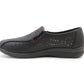 Womens Slip On Elastic Loafers Flat Ladies Casual Breathable Office Nurse Pumps Shoes Black