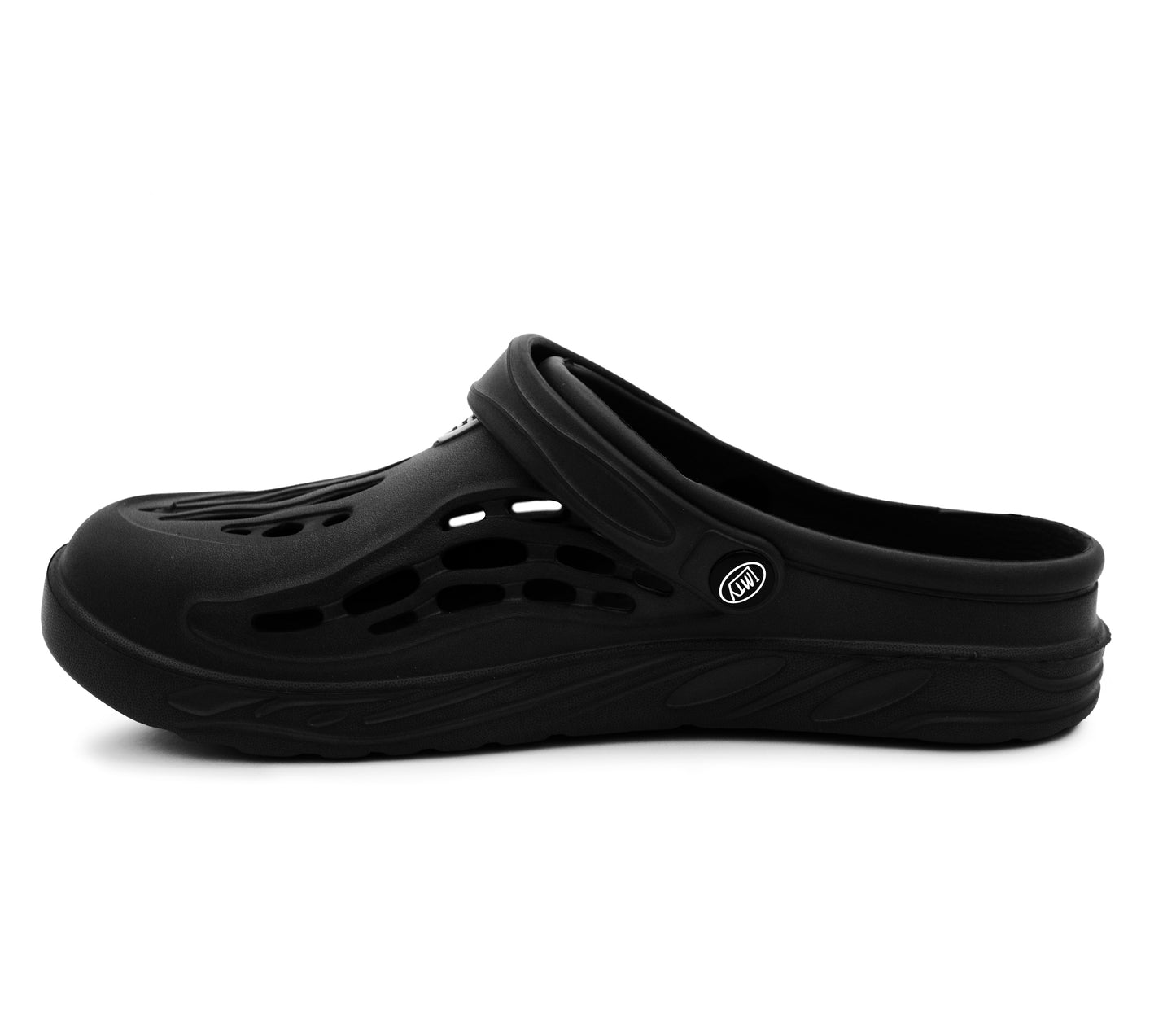 Womens Clogs Lightweight Black EVA Breathable Beach Summer Sandals Ladies Garden Hospital Shower Pool Shoes