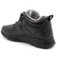 Mens Winter Snow Boots Thermal Faux Fur Lined Insulated Touch Fasten Lightweight Faux Leather Outdoor Walking Trainers