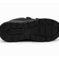 Kids Boys Black School Trainers Easy Fasten Touch Fastening Shoes Faux Leather Smart Uniform Sports Sneakers for Toddlers, Juniors & Older Boys