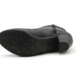Women's Leather Ankle Boots Ladies Memory Foam Zip Up Comfort Mid Heel Boots