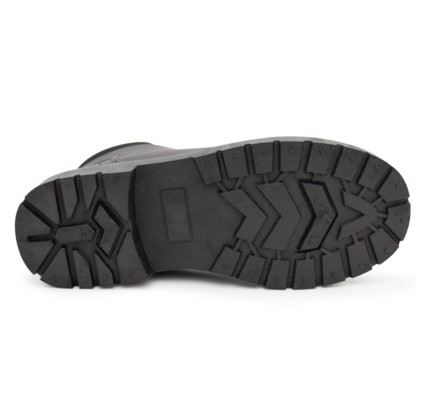 Mens Ankle Boots Faux Leather Smart Casual Lace Up Fashion Combat Boots in Black