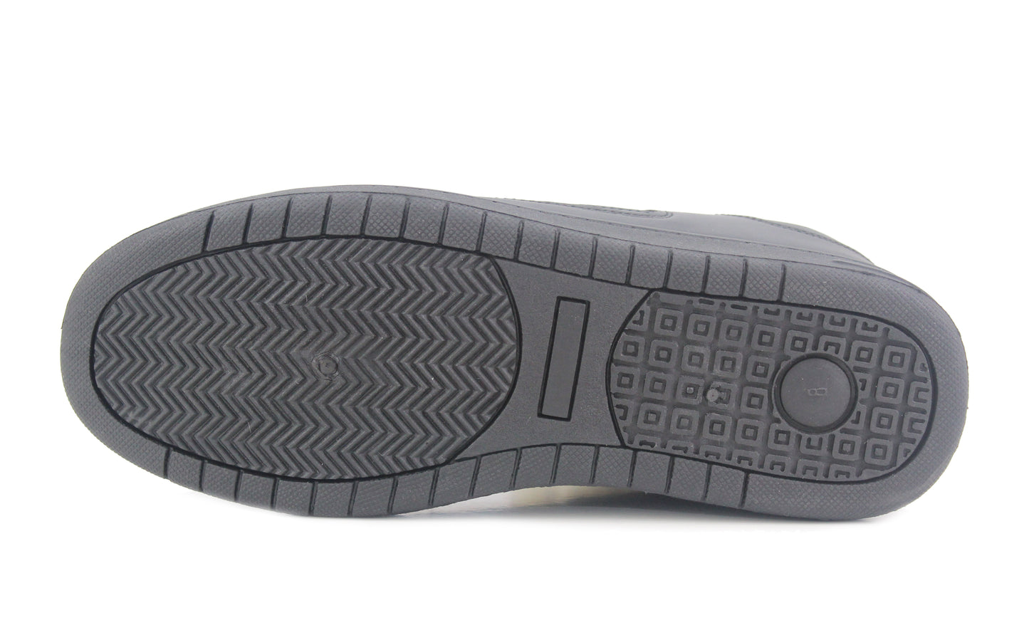 Mens Lace Up Casual Flat Fashion Gym Sneaker Black Trainers
