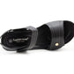 Womens Touch Fasten Lightweight Wedge Heel Platform Sandals Ladies Summer Fashion Slingbacks