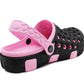 Womens Clogs Lightweight Black Pink EVA Breathable Beach Summer Sandals Ladies Garden Hospital Shower Pool Shoes