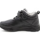 Mens Winter Snow Boots Thermal Faux Fur Lined Insulated Touch Fasten Lightweight Faux Leather Outdoor Walking Trainers