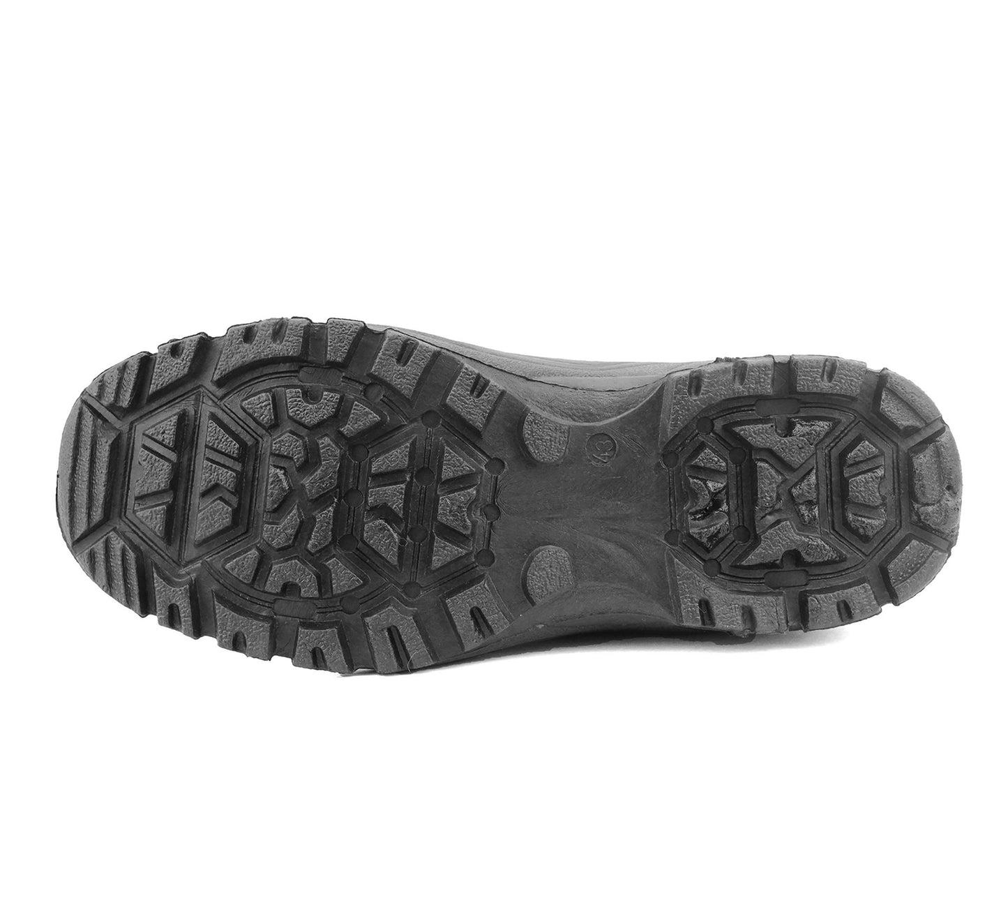 Mens Black Snow Boots Warm Thermal Fleece Lined Zip Up Slip On Insulated Outdoor Winter Walking Ankle Boots