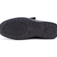 Mens Touch Fasten Formal Shoes Black Faux Leather Gel Foam Insole Smart Office Loafers