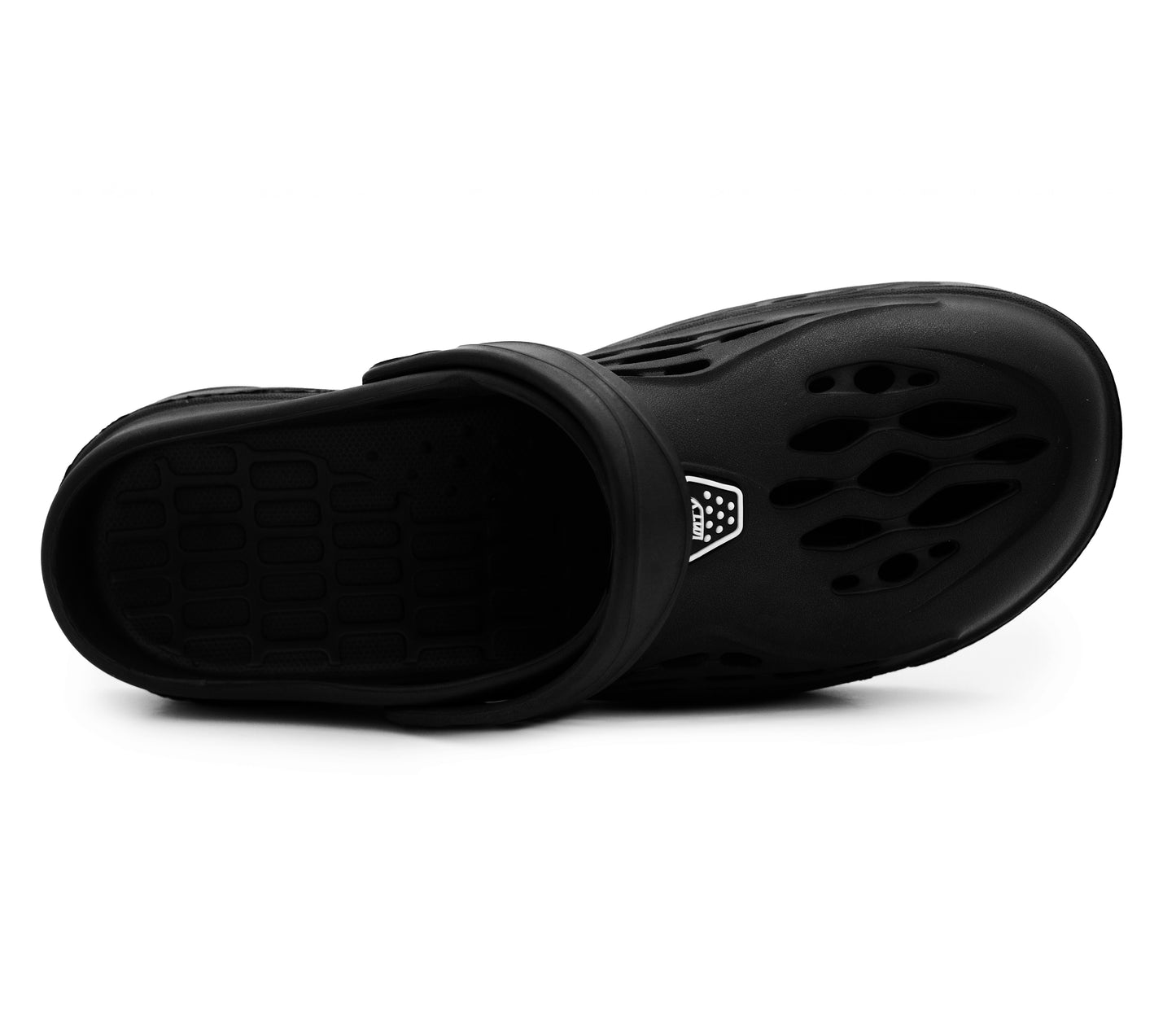 Mens Clogs Breathable Lightweight EVA Garden Sandals Slippers Hospital Clog Pool Shower Holiday Beach Mule Water Shoes Black