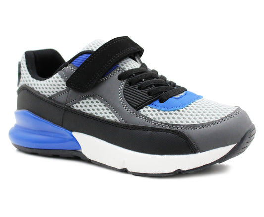 Boys Kids Youth Trainers Touch Fasten Breathable Sneakers Active Running Sports PE Trainer Shoes